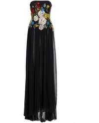 Elie Saab - Embroidered And Sequined Tulle Gown - Lyst
