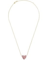 Sydney Evan - 14K; Diamond; And Sapphire Cocktail Heart Necklace - Lyst