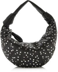 Lemaire - Mini Fortune Croissant Studded Leather Hobo Bag - Lyst