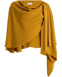 House of Dagmar - Cape Draped Top - Lyst