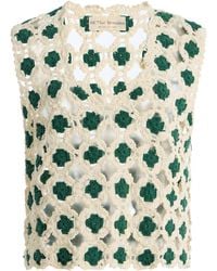 All That Remains - Cris Cotton-Crochet Top - Lyst