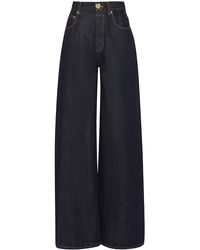 Zimmermann - Crush Rigid High-rise Straight-leg Jeans - Lyst