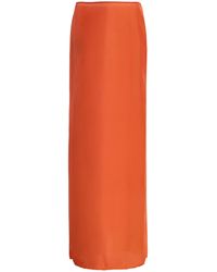 Colleen Allen - Silk-Habotai Maxi Slip Skirt - Lyst