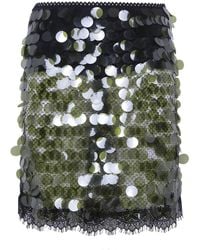 Siedres - Helene Sequinned Knee-Length Skirt - Lyst