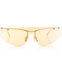 Bottega Veneta - Metal Rimless D-frame Sunglasses - Lyst