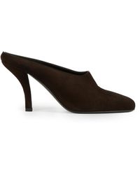 TOTEME - Contour Suede Mules - Lyst