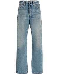 Citizens of Humanity Paloma Stretch High-rise Baggy Wide-leg Jeans - Blue