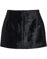Nour Hammour - Exclusive Avery Pony Hair Mini Skirt - Lyst