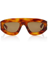 Bottega Veneta - Aviator-Frame Acetate Sunglasses - Lyst