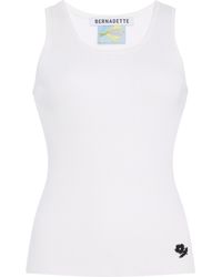 BERNADETTE - Marcel Cotton Tank Top - Lyst