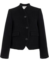 House of Dagmar - Curved Wool-blend Jacket - Lyst