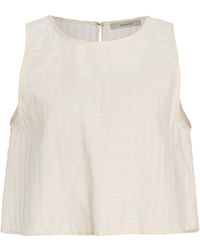 Asceno - The Kobe Cotton-linen Top - Lyst