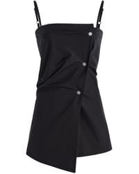 THE LATEST - Dalla Cotton Poplin Top - Lyst
