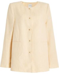 Posse - Rio Linen Shift Jacket - Lyst