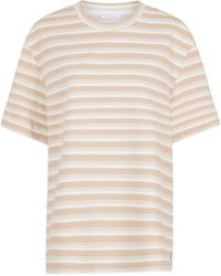 Rabanne - Striped Cotton T-Shirt - Lyst