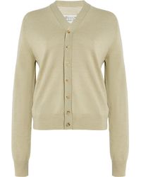 Maison Margiela - Wool Cardigan - Lyst