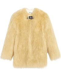 Apparis - Petra Recycled Mongolian Fur Coat - Lyst