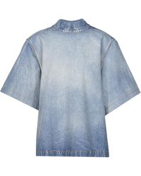 Alaïa - Reversed Denim Jacket - Lyst