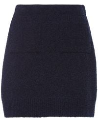 Bottega Veneta - Boucle-Knit Wool-Blend Mini Skirt - Lyst