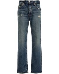 Moussy - Bartow Mid-Rise Straight-Leg Jeans - Lyst