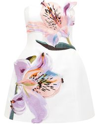 knee length dresses for ladies Leo Lin Zaria Midnight Floral Bustier Mini Dress main image 1