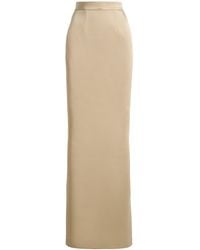 The New Arrivals Ilkyaz Ozel - Sirena Satin Maxi Skirt - Lyst