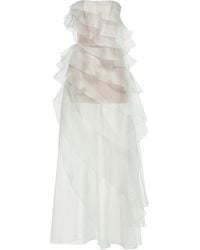 Montsand - Tiered Strapless Maxi Dress - Lyst