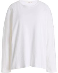 The Row - Floris Cotton-Jersey Top - Lyst