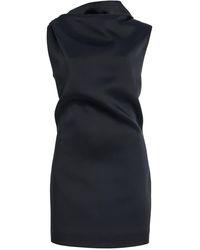 KHAITE - Astor Satin Mini Dress - Lyst