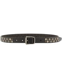 Lemaire - Rio Studded Leather Belt - Lyst