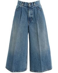 RÙADH - Exclusive The Raasey Rigid High-Rise Gaucho Jeans - Lyst