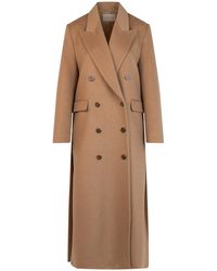 Heirlome - Lilli Double-Breasted Camel Hair Coat - Lyst