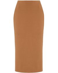 High Sport - Petra Geo-Jacquard Cotton-Blend Knit Midi Skirt - Lyst