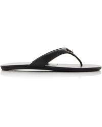 Prada - Leather Flip-flop Sandals - Lyst
