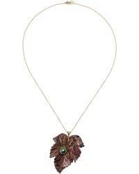 Annette Ferdinandsen - Enchanted Garden Spider 18K Multi-Stone Necklace - Lyst