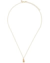 Sydney Evan - Baby Robot Charm Tiffany Chain 14k Gold Diamond Necklace - Lyst
