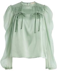 Ulla Johnson - Odette Silk Tassel Top - Lyst
