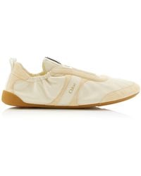 Chloé - Kick Calfskin Sneakers - Lyst