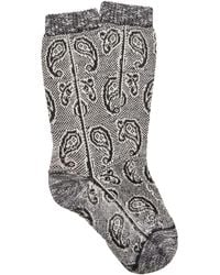 Dries Van Noten - Paisley-Jacquard Wool Socks - Lyst