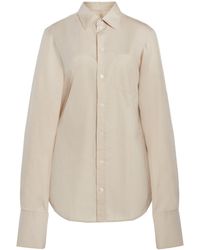 Victoria Beckham - Tab-Detailed Cotton Shirt - Lyst