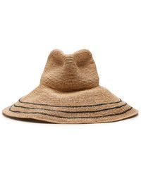 Janessa Leone - Waverly Wide Brimmed Raffia Straw Hat - Lyst