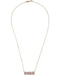Suzanne Kalan - Shimmering 18K Rose Diamond And Sapphire Necklace - Lyst