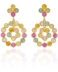Sylvia Toledano - Flower Candies 22K-Plated-Stone Earrings - Lyst