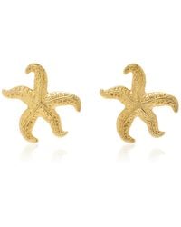 Ben-Amun - 24k Gold-plated Starfish Earrings - Lyst