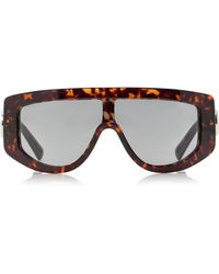 Gucci - Mask-Frame Acetate Sunglasses - Lyst