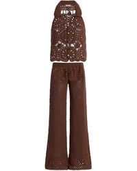 Akoia Swim - Exclusive Crocheted Cotton Pant Set - Lyst
