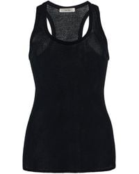 The Row - Cendrea Ribbed Jersey Racerback Tank Top - Lyst