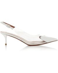 Alaïa - Coeur 55 Patent-leather Heeled Slingbacks - Lyst