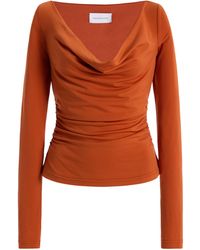 Significant Other - Luisa Draped Jersey Top - Lyst