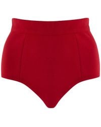 High Sport - Knit Cotton-Blend Boy Shorts - Lyst
